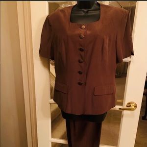 Apart 100% Silk Suit, NWOT